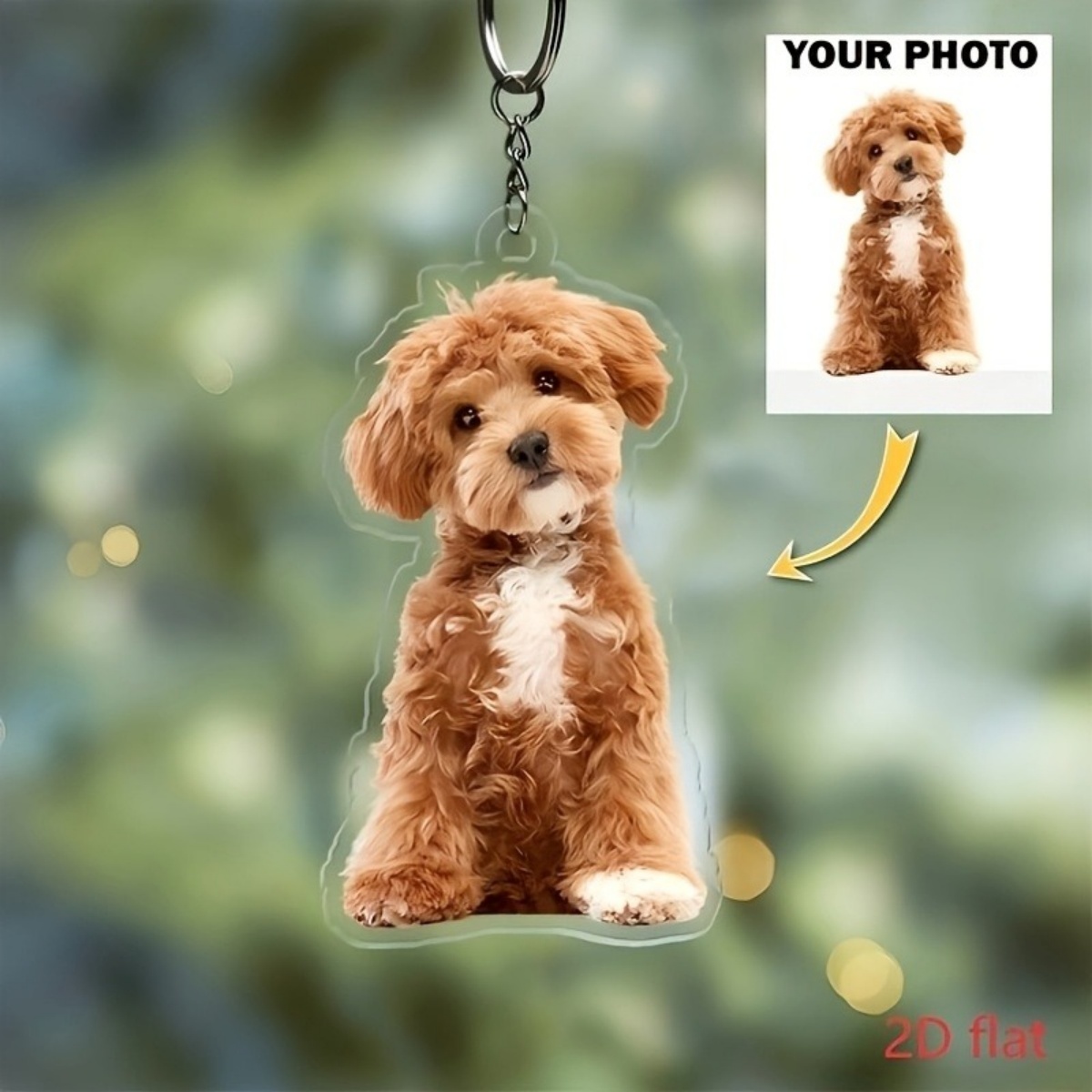Industrial Laser Power - Aangepaste fotosleutelhanger – Gepersonaliseerde sleutelhanger van