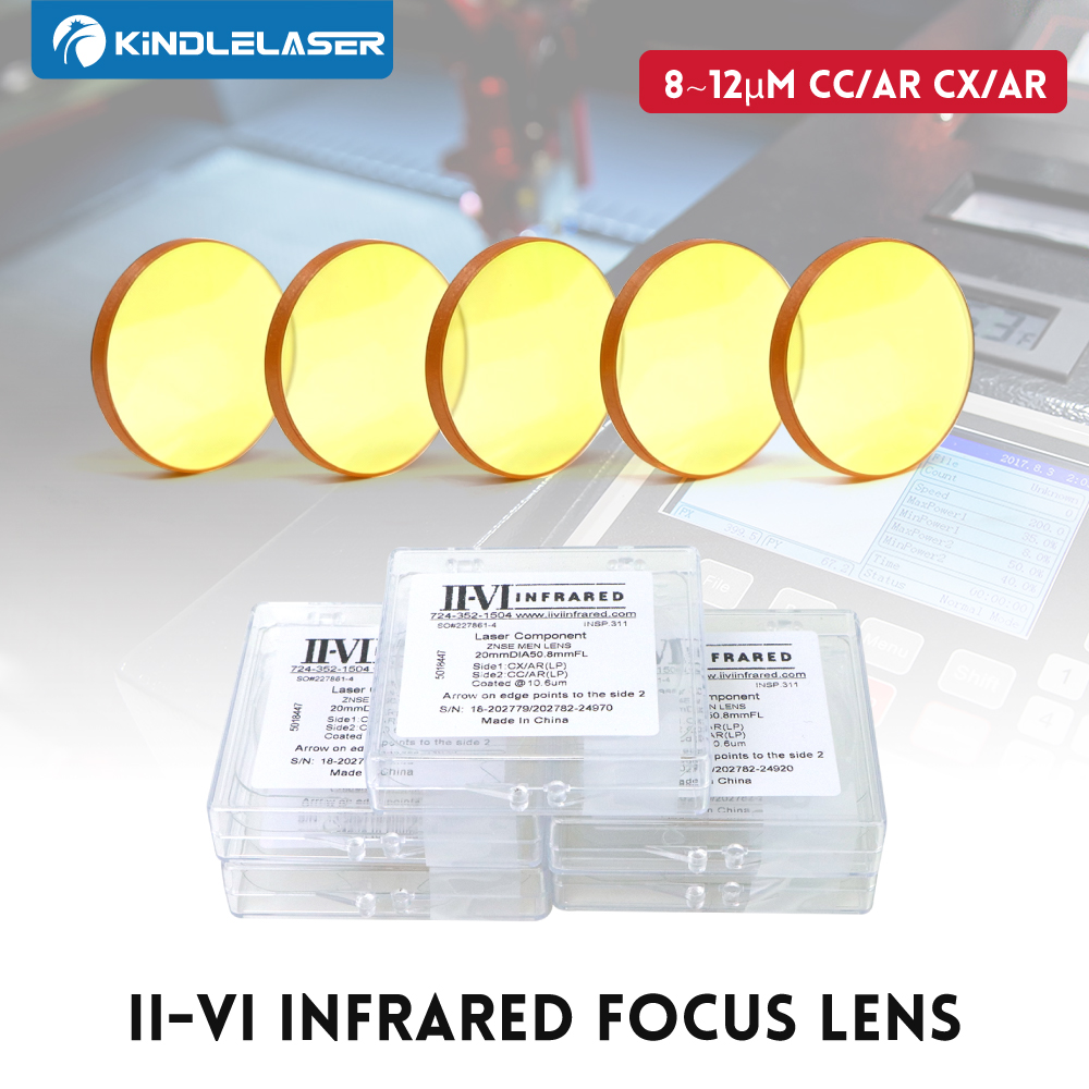 Laser Focus Lens - Kindlelaser 1/3/5/10 II-VI INFRAROOD CO2 Laser