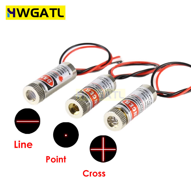 Laser Focus Lens - 650 nm 5 mW rood punt