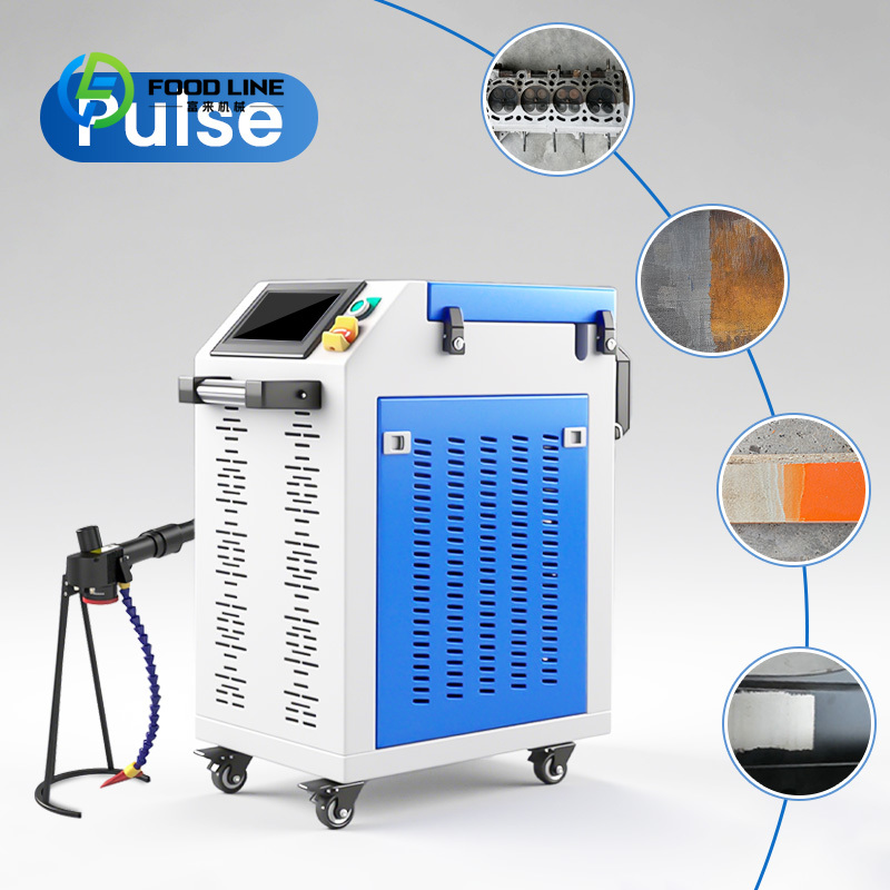 Industrial Laser For Cleaning - Aangepaste laserreinigingsmachine 100W olie- en roestverwijdering
