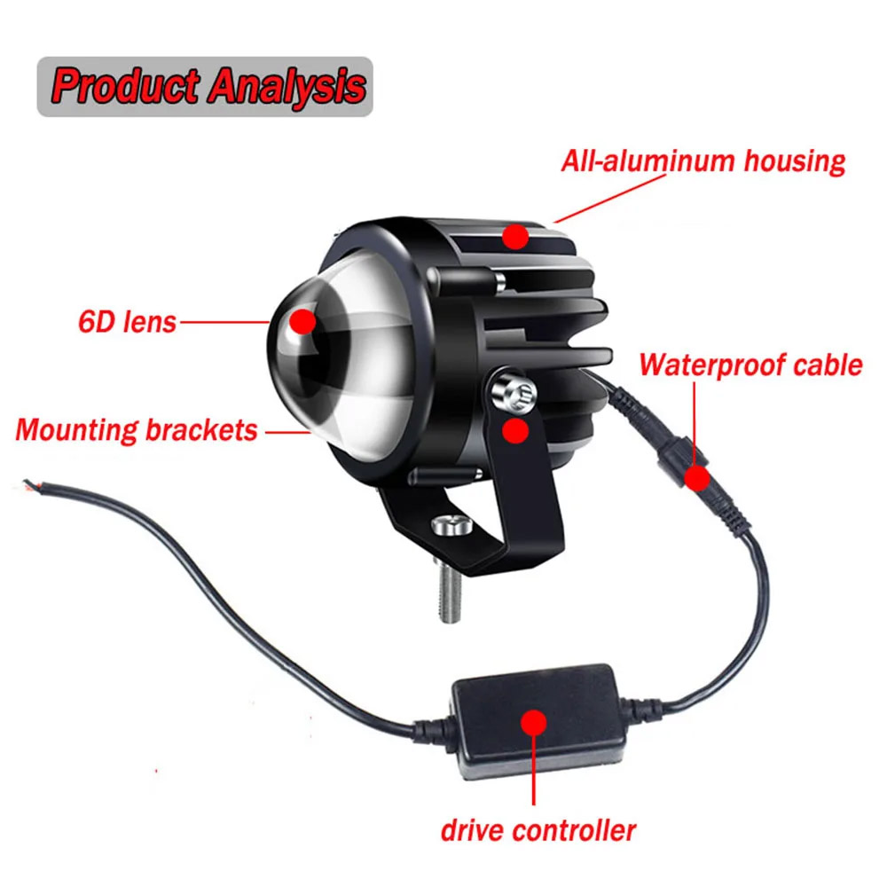 Motorfiets Projector Laserlich - Laser Focus Lens recensie en prijs
