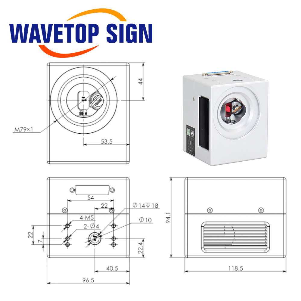 WaveTopSign SG2206 355nm UV-la - Galvo Scan Head recensie en prijs