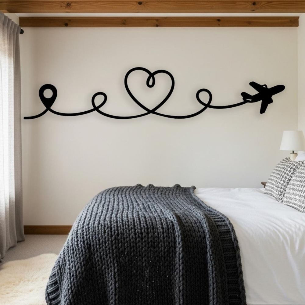 Platte metalen wanddecoratie v - Industrial Laser Power recensie en prijs
