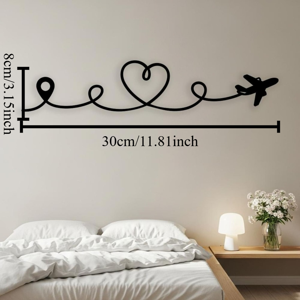 Platte metalen wanddecoratie v - Industrial Laser Power recensie en prijs