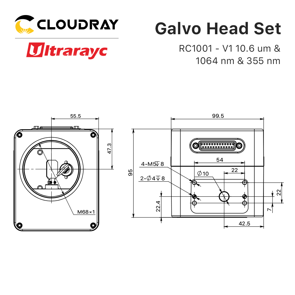Ultrarayc RC1001-V1 Scannen Ga - Galvo Scan Head recensie en prijs