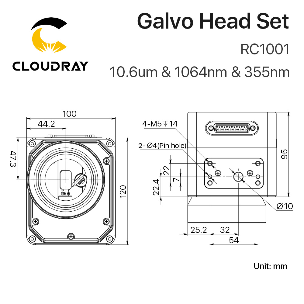 Cloudray RC1001 Fiber Laser Sc - Galvo Scan Head recensie en prijs