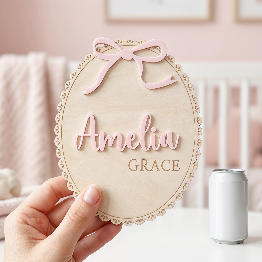 1Pc Custom Bow Lace Edge Baby  - Industrial Laser Power recensie en prijs