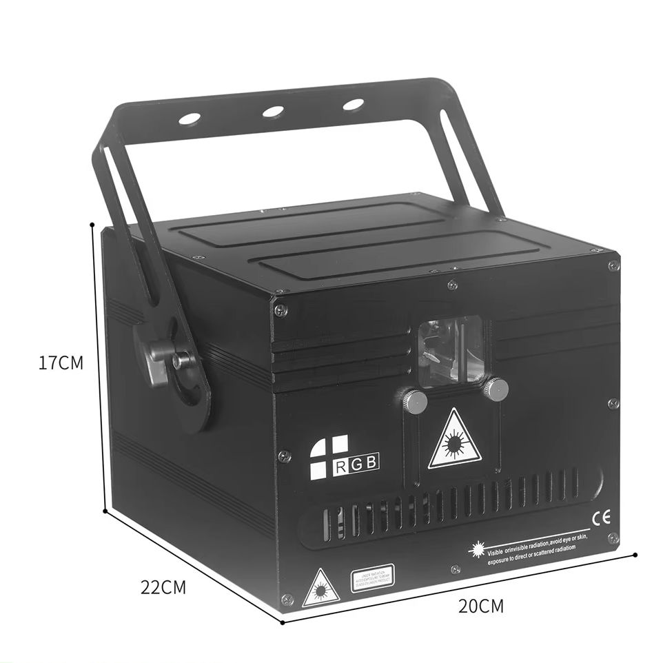 YUER RGB Laser 1 w 2 w 3 w 4 w - Industrial Laser Projector recensie en prijs