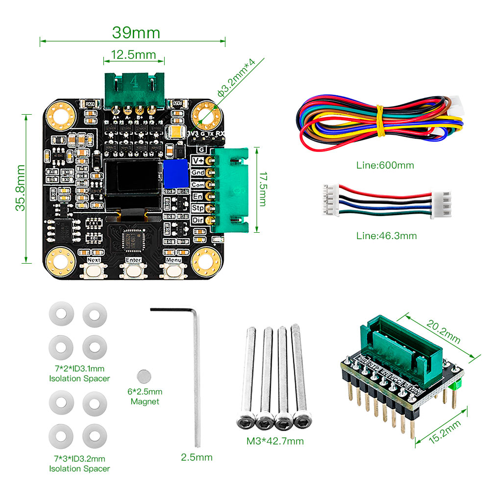 Makerbase MKS SERVO42C PCBA NE - Stepper Driver Cnc recensie en prijs