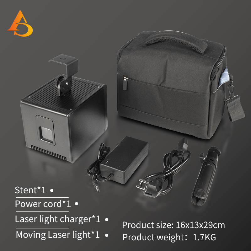 3W/5W batterij laserlichtscann - Industrial Laser Projector recensie en prijs